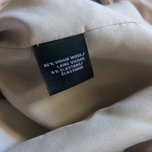 Lafayette 148 Beige Menswear Dress Pants 10 - Picture 11 of 11
